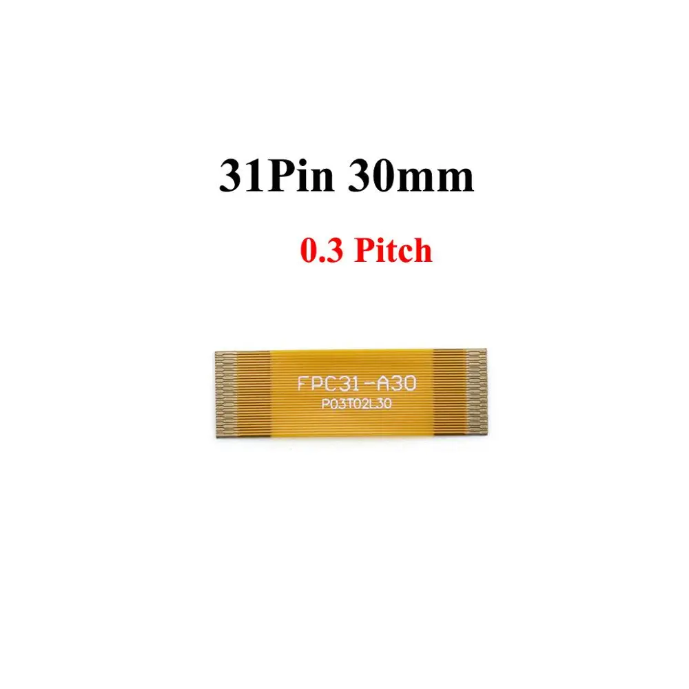 YuXi 31 Pin FFC FPC Flexible Flat Cable Pitch 0.3mm Same Direction length 28 30 60 75 120 150 200 350 mm | Мобильные телефоны и