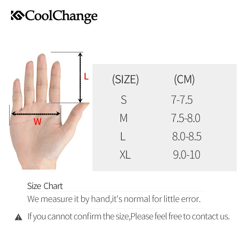 Велосипедные перчатки CoolChange зимние теплые гелевые велосипедные спортивные с