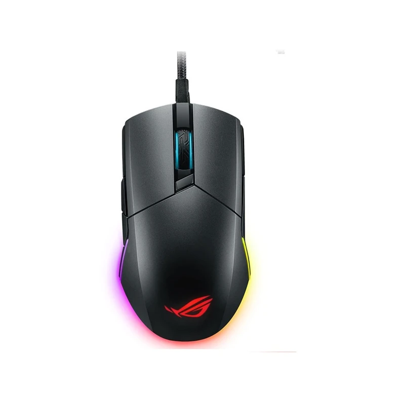 Мышь ASUS ROG Pugio 90MP00L0-B0UA00 оптическая проводная 7200 dpi USB RGB подсветка цвет: черный |
