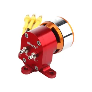 Дымовой насос с бесщеточным двигателем ESC для газового двигателя RC Самолет красныйсиний чудо