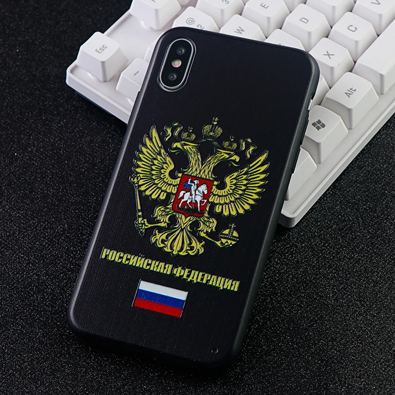 Мобильный телефон с рисунком из мультфильма Россия чехлы для iPhone 11 Pro 6s 7 8 Plus X XS MAX