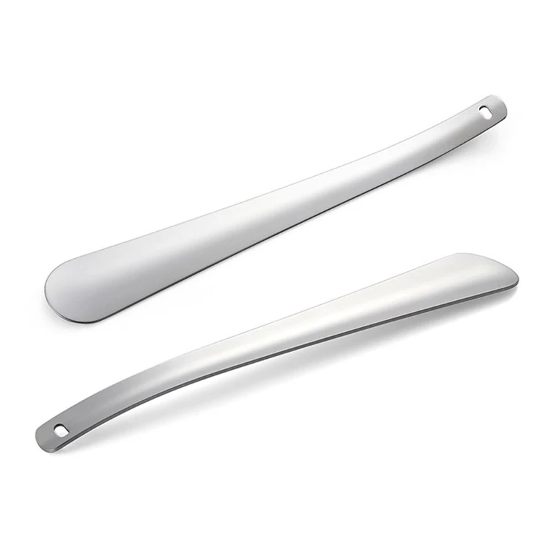 

1pc 30cm Stainless Steel Shoehorn Metal Long Shoehorn Shoe Lift Shoe Wearer
