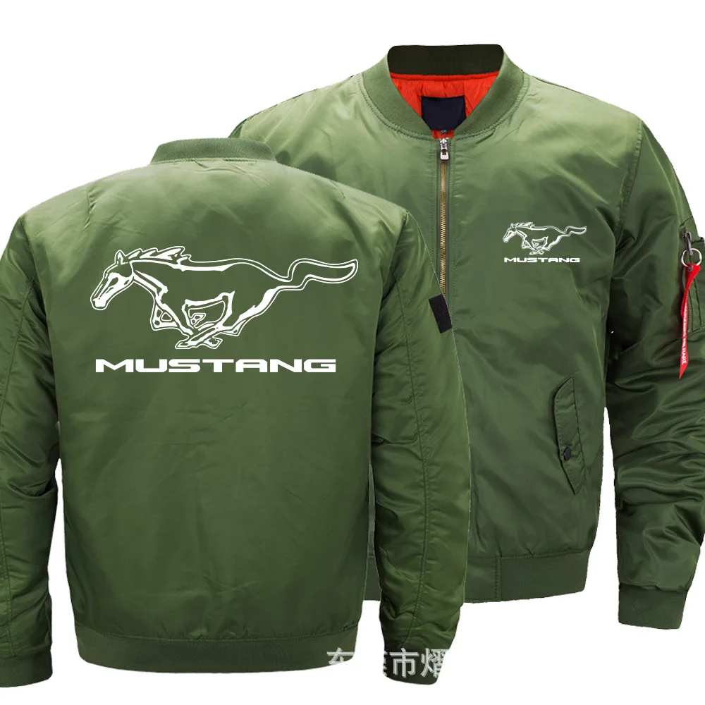 Мужская куртка пилот MUSTANG повседневная бомбер бейсбольная форма уличная одежда