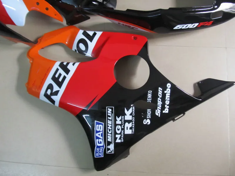 Hot Sale!! Injection mold Fairing kit for HONDA CBR600F4 99 00 CBR600 F4 1999 2000 ABS Red white Black Fairings set+gifts HO17 | Автомобили