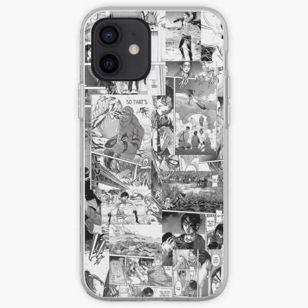 

Чехол для телефона с коллажом Attack on Titans для iPhone 5 5S SE X XS XR Max 11 12 13 Pro Max Mini 6 6S 7 8 Plus Аксессуары для собак мягкий