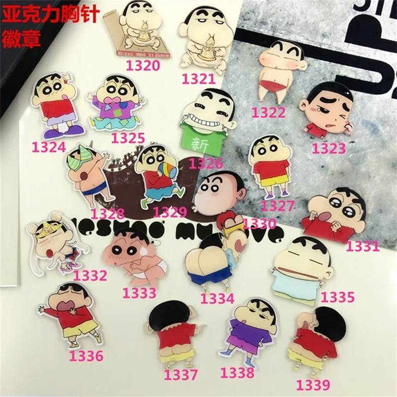 Акриловая брошь в виде мультяшного аниме 1 шт. забавные броши-карандаши рюкзака