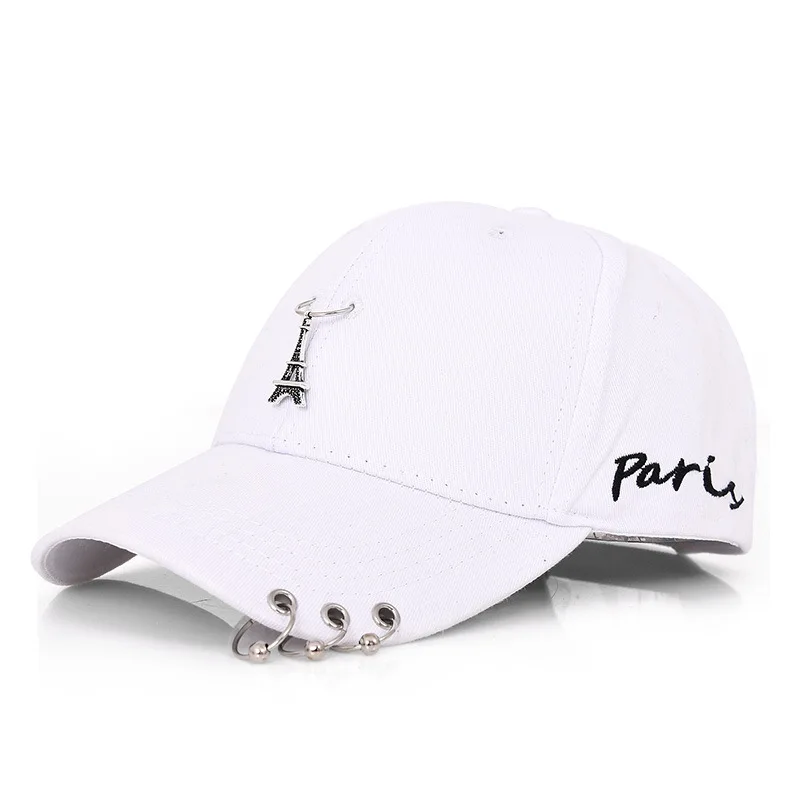 

LINJW Unisex Baseball Cap with Ring Summer Embroidery Caps for Men Women Snapback Baseball Hat Hip Hop Hats Outdoor Dad Hats
