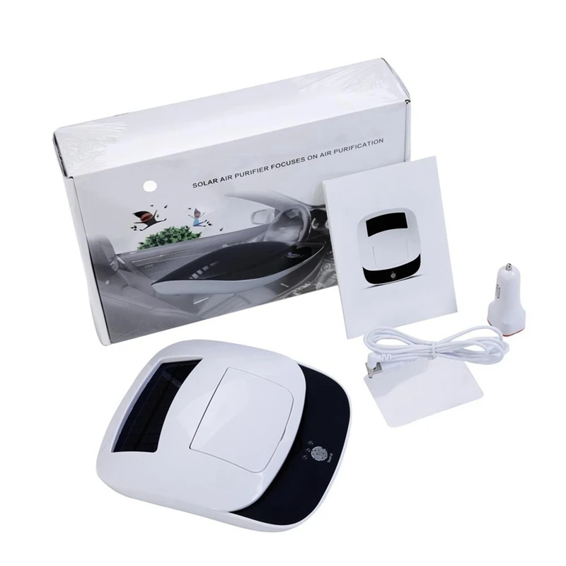 Автомобильный диффузор с отрицательными ионами на солнечной батарее очиститель