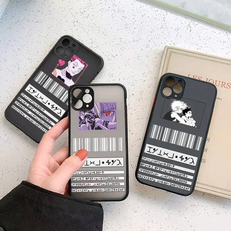 

Hunter x Hunters Phone Case Matte Transparent for iPhone 7 8 11 12 s mini pro X XS XR MAX Plus Clear mobile bag shell funda