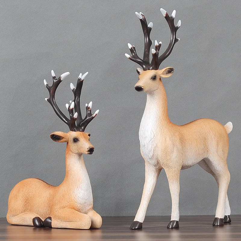 Wine cabinet villa decoration recruitment deer living room TV porch creative home Joe new house gift | Дом и сад