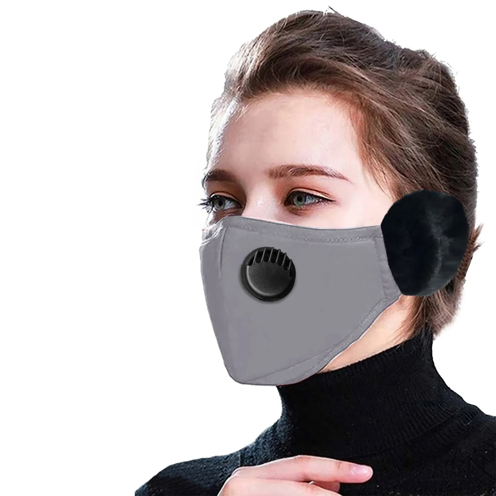 2-в-1 унисекс Бандана с изображением масок для лица дыхательная маска взрослых на