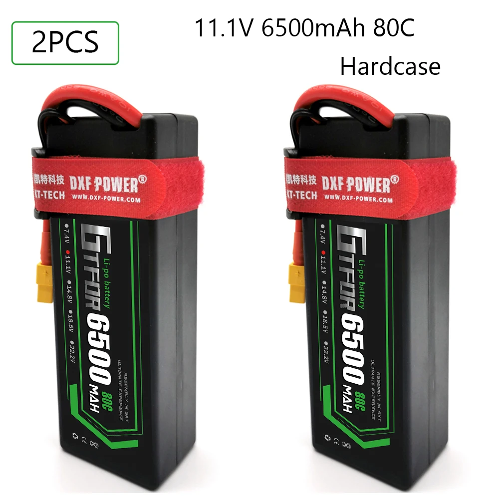 GTFDR 6500mAh 3S1P 11 1 V 80C твердый корпус LiPo батарея Dean/T XT90 EC5 XT150 XT60 разъем для 1/8 1/10 RC