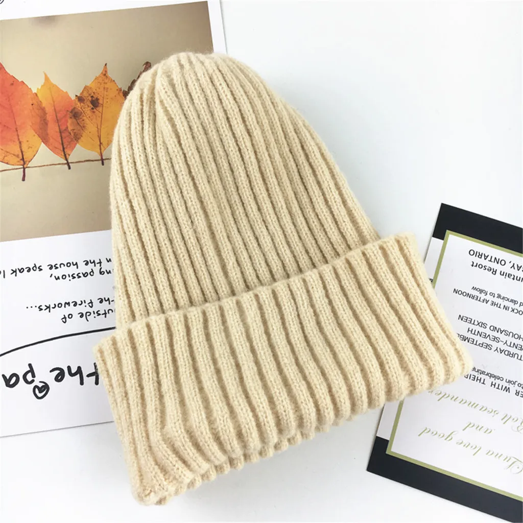 Зимняя однотонная шапка ярких цветов теплая с высоким воротником модные шапки