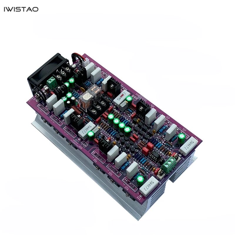 IWISTAO 2X200W HIFI Классический класс A на MJL4281/4302 дискретный компонент стерео усилитель