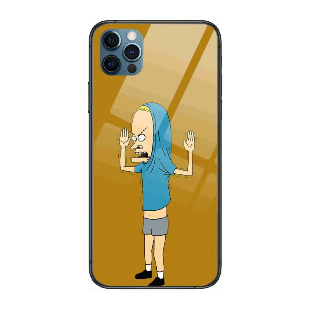 

Beavis And Butthead case Style Phone Case cover For iphone 12 pro max 11 8 7 6 s XR PLUS X XS SE 2020 mini black cell shell