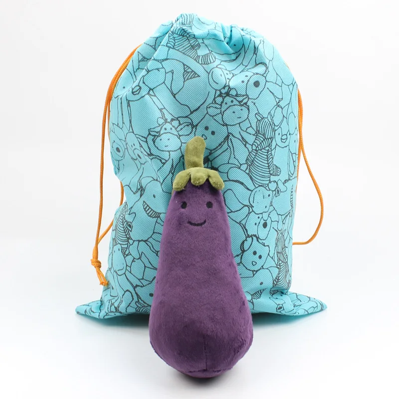 1 шт. 17 см имитация Баклажан плюшевая игрушка полипропилен хлопок заполненная