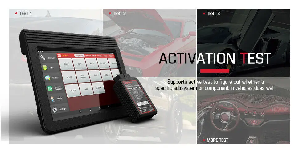 Launch X431 V+ V Plus 1" OBD Автомобильный диагностический инструмент Автомобильный сканер OBD2 Универсальный ECU кодирование PK launch x431 pro