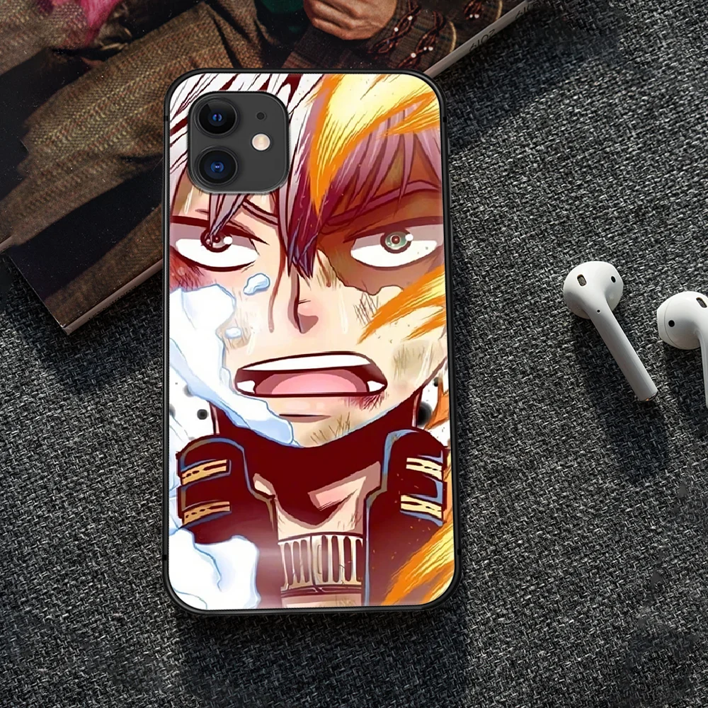 

Anime My Hero Academia cool art Phone Case Cover Hull For iphone 5 5s se 2 6 6s 7 8 12 mini plus X XS XR 11 PRO MAX black Prime
