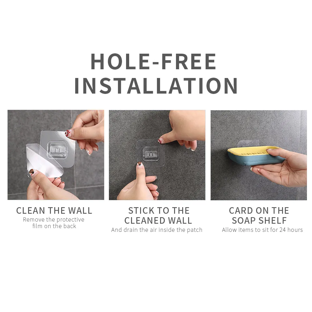 Портативный двухслойный ящик для мыла без дренажа перфорированный мытья рук