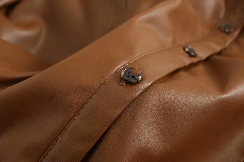 Женское платье-рубашка средней длины элегантное Плиссированное Платье из