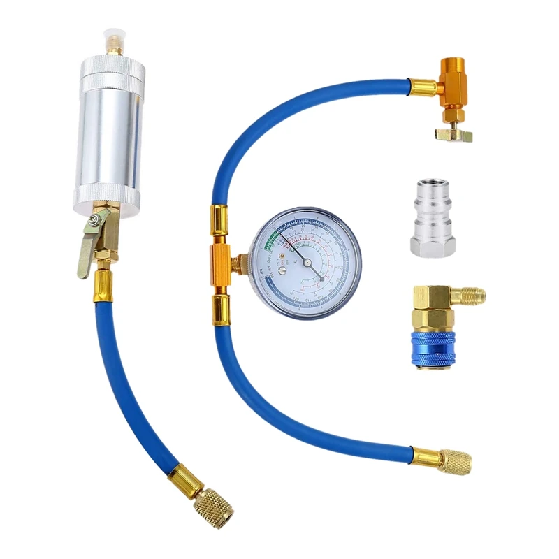 Кондиционер A/C Масляный инжектор красителя низкая сторона быстрая муфта R134A