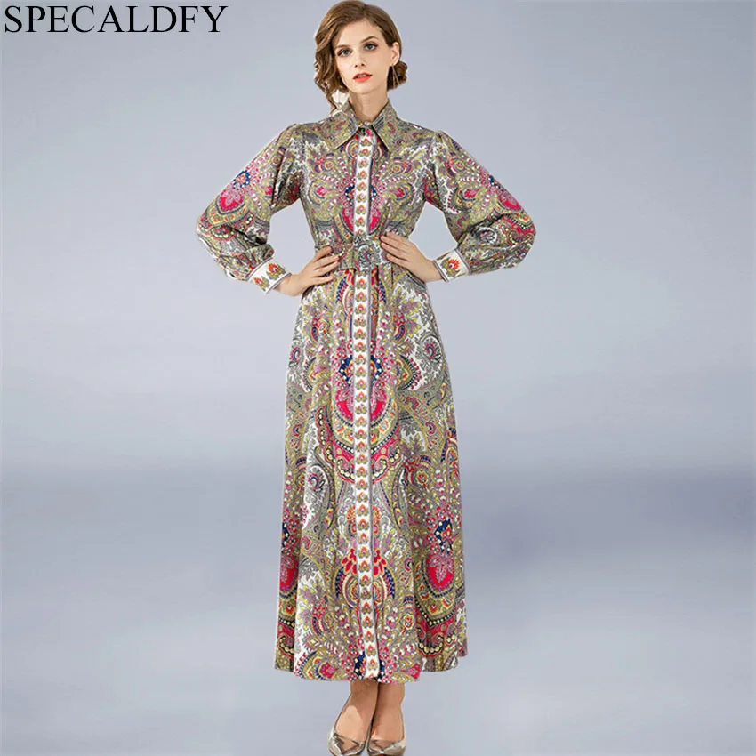Женское длинное платье рубашка в стиле бохо дизайнерское подиумное с рукавами