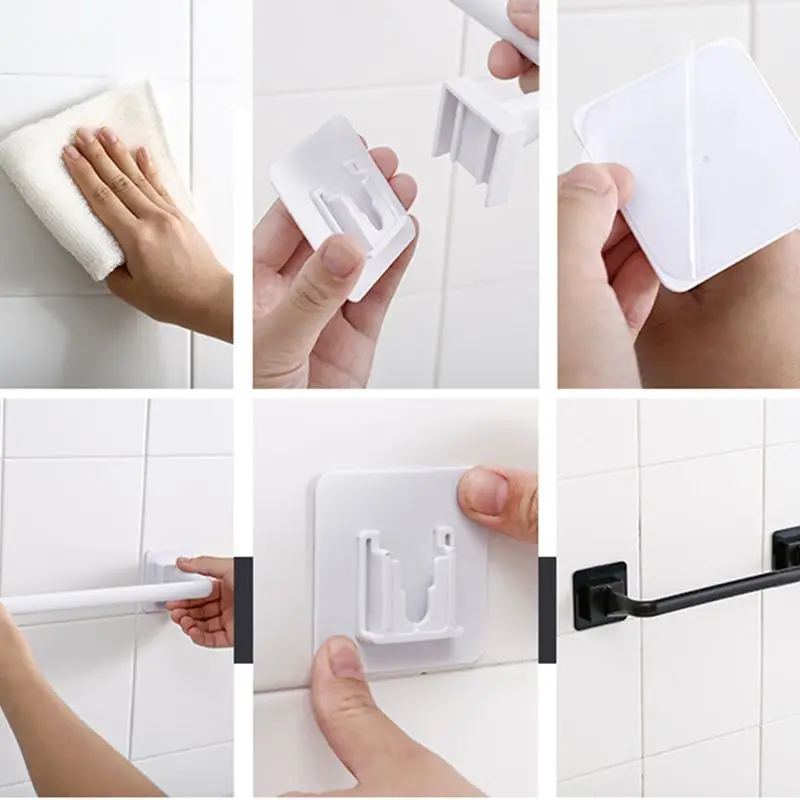 2020 Новый самоклеящийся настенный держатель для полотенец ванной комнаты полки