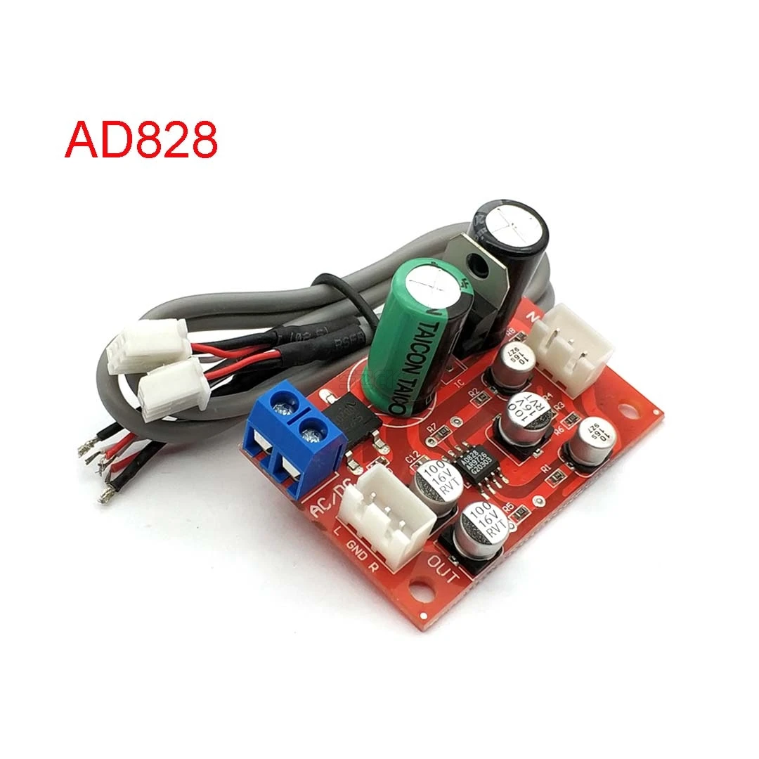 AD828 аудио OP AMP микрофонные усилители с движущейся катушкой предварительный