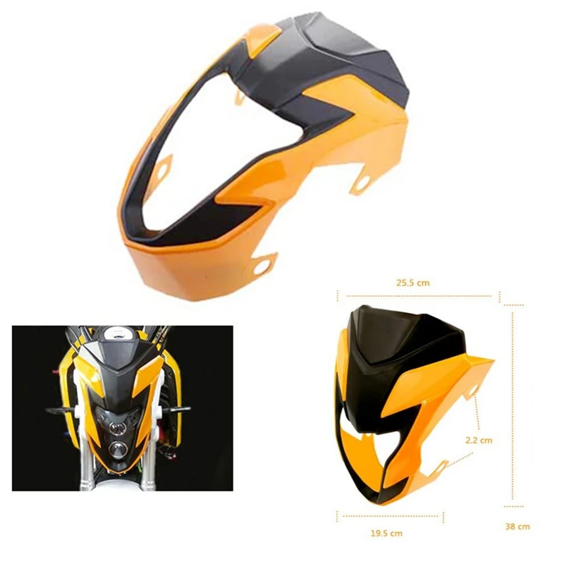 

Motorcycle Front Headlight Fairing Windshield Head Light Cowl Cover Support for Honda Grom MSX125 MSX 125 2013-2016