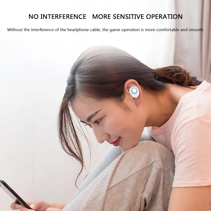 Фото HATOSTEPED True беспроводные наушники 5 0 Bluetooth вкладыши стерео с микрофоном HATOSTEPED True беспроводные наушники 5 0 Bluetooth вкладыши стерео с микрофоном