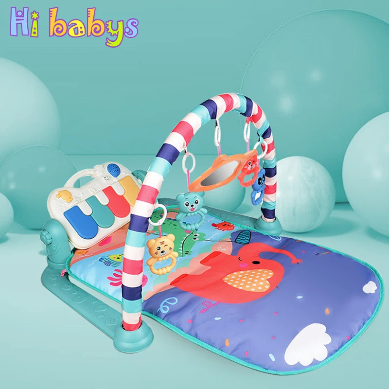 3 в 1 детский игровой коврик для ползания пазл ковер музыкальные игрушки детей