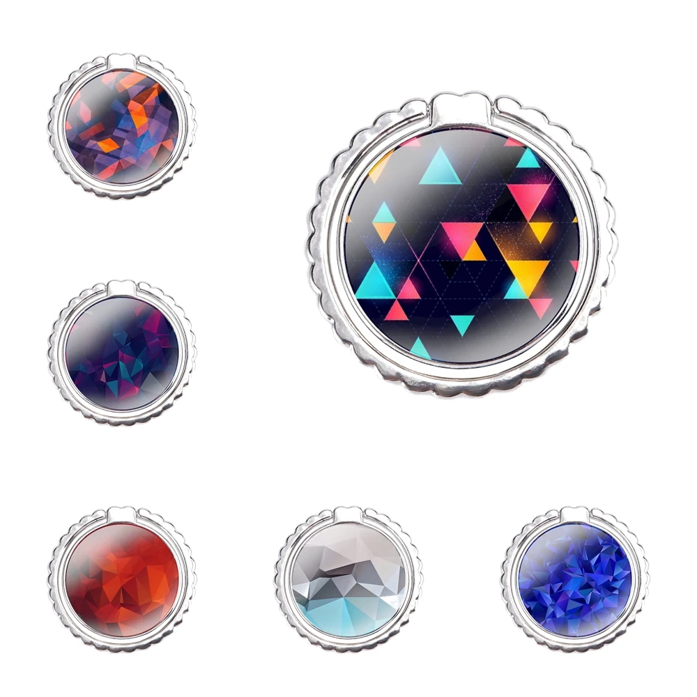 Треугольники-геометрический-графическое кольцо для сотового телефона