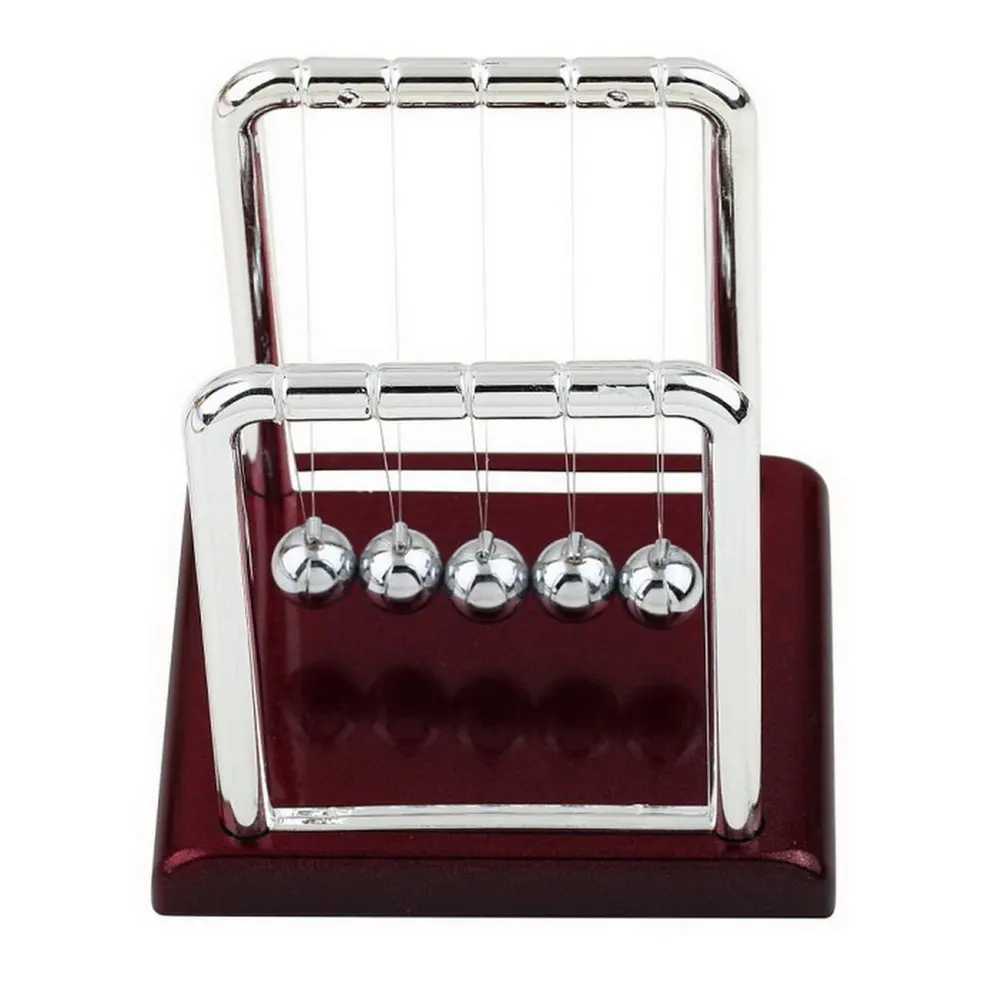 

Early Fun Development Educational Desk Toys Gift Newtons Cradle Steel Balance Ball Physics Science Pendulum Toys for Children