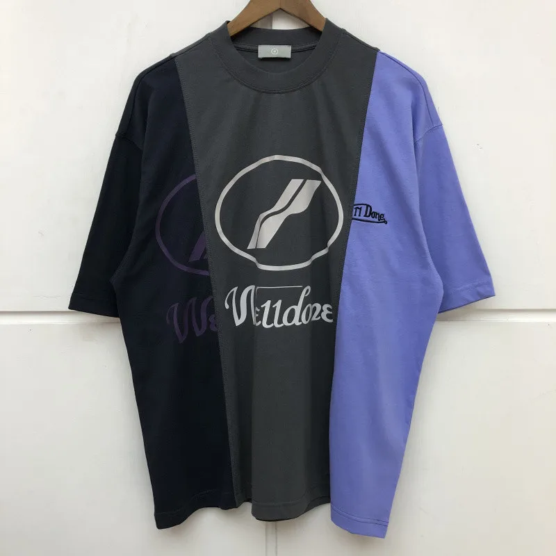 Светоотражающая футболка с вышивкой WELLDONE для мужчин и женщин модная