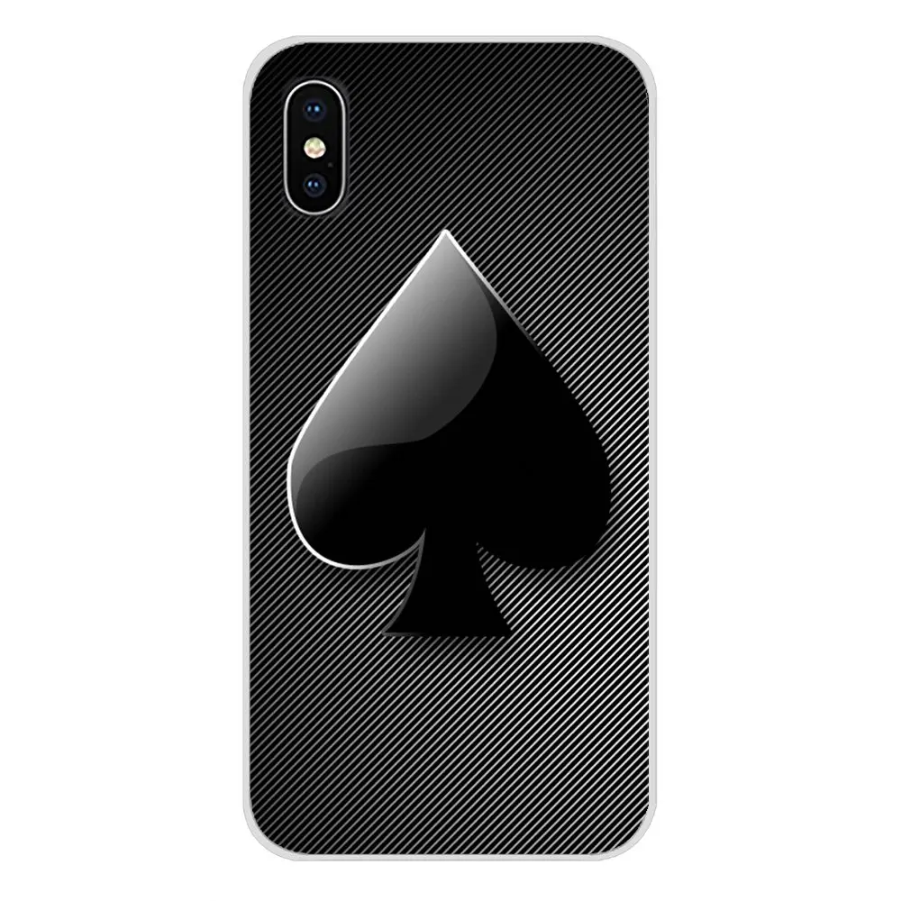 Для Apple iPhone X XR XS 11Pro MAX 4S 5C SE 6S 7 8 Plus ipod touch 5 6 Poker dice chips аксессуары чехлы для телефонов