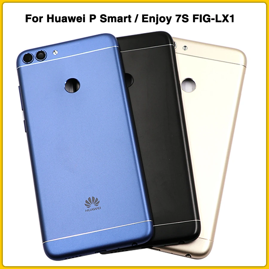 P умный задний Чехол для huawei P Smart/Enjoy 7S FIG-LX1 FIG-LA1 FIG-LX2 LX3 5," задняя крышка для батареи задняя крышка для двери