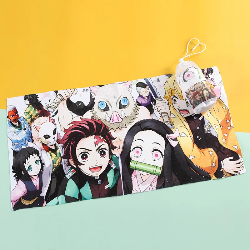 Пляжное полотенце для косплея в стиле японского аниме Demon Slayer: Kimetsu No Yaiba Kamado Nezuko