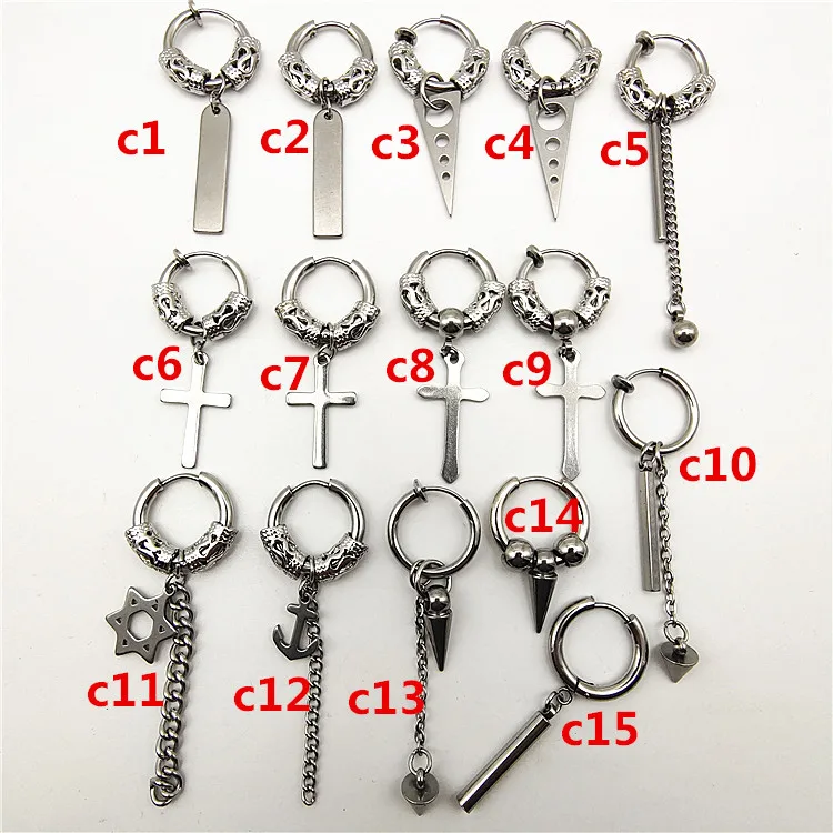 Серьги-гвоздики мужские KPOP DNA 1 шт. | Украшения и аксессуары