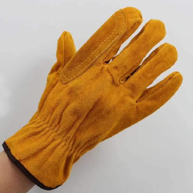 Защитные кожаные рабочие перчатки для водителей мужчин защитные сварки охоты