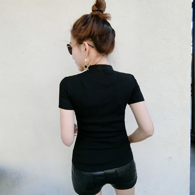 Китайский стиль винтажные женские цветочные футболки с пайетками и вышивкой