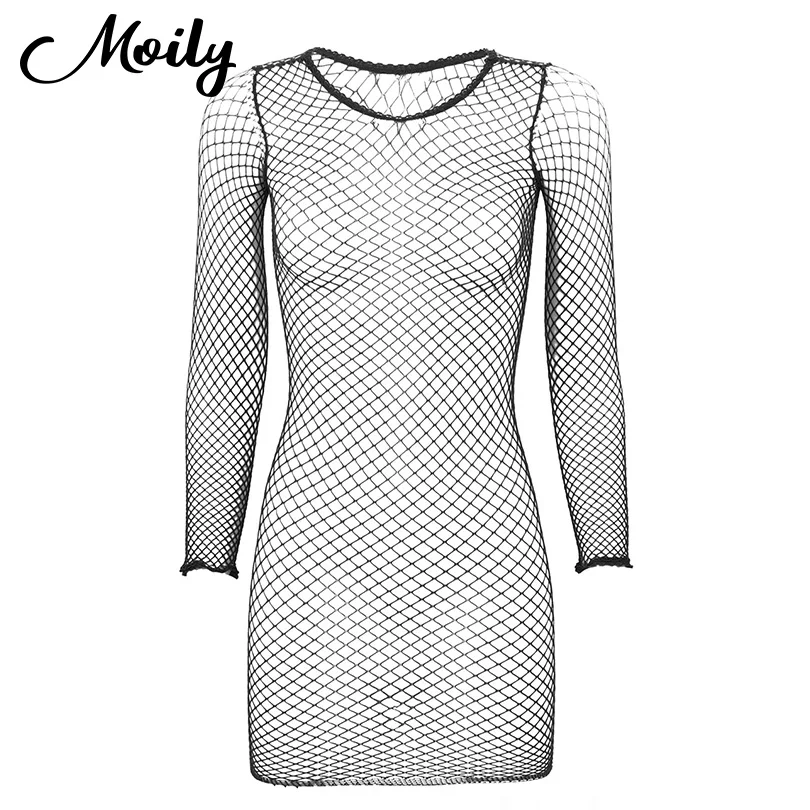 Эротическое белье в сетку платье нижнее нейлон прозрачное горячее сексуальное