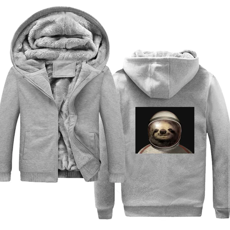 

Space Sloth Men Hoodie 2020 Autumn Hip Hop Streetwear Men Sweatshirts Hoodies Mens Solid Color Hoodie Male