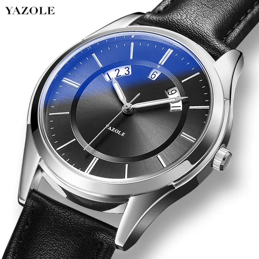 

Часы мужские YAZOLE, кварцевые наручные часы, 2020
