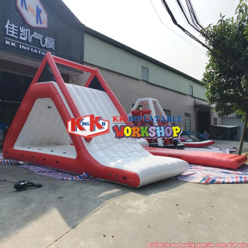 Коммерческий Класс Jeux Gonflables надувные плавающие водные горки Водные Игры парк для