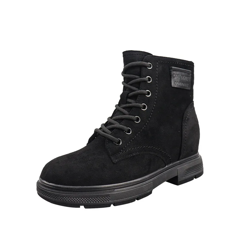 

Женские ботинки на шнуровке, Теплые повседневные ботинки с хлопковой подкладкой, на шнуровке, для верховой езды, новинка зимы 2021