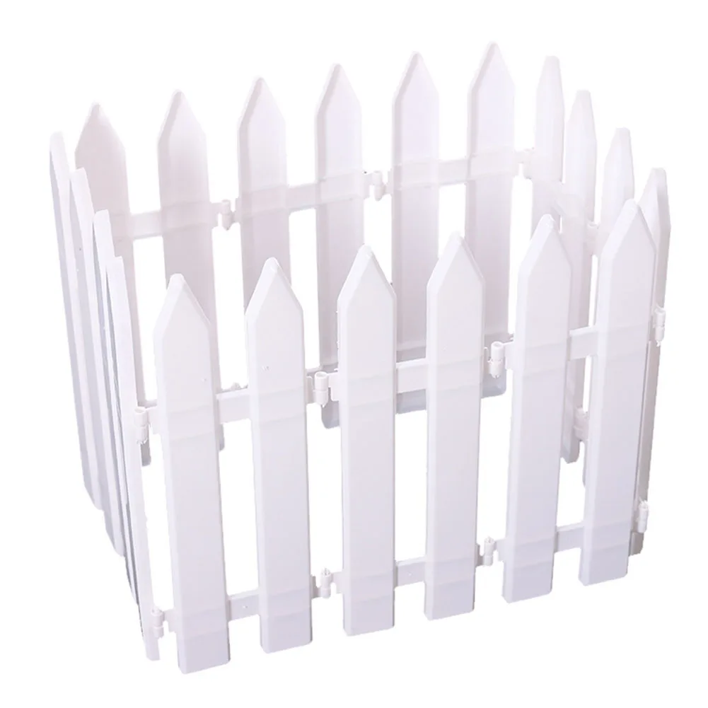 20pcs Home Fence Anti-UV Tree Christmas Pastoral White Decoration Plastic Ornaments