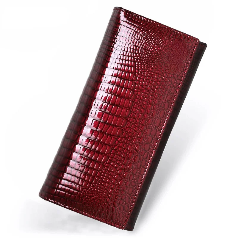 

Free Gift Genuine Leather Women's Wallets Long Ladies Double Zipper Wallet Clutch Money Bag Design Purse Fashion Purses VK-AE501