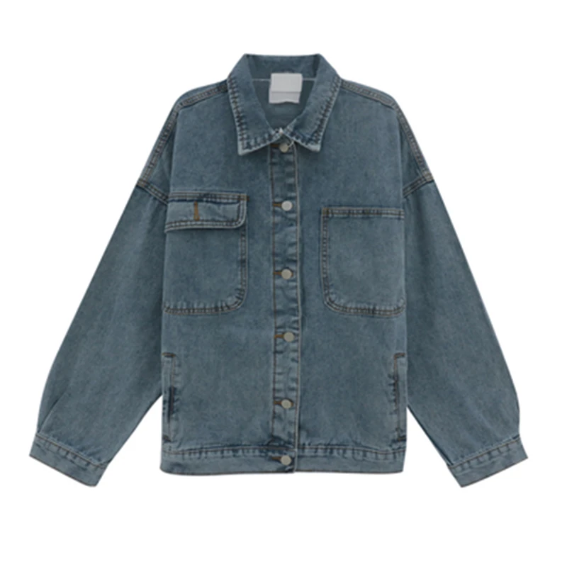 

Женская куртка, новинка 2022, осенняя модель, джинсовые пальто, свободные Модные женские джинсовые куртки, модные женские пальто, топы N420