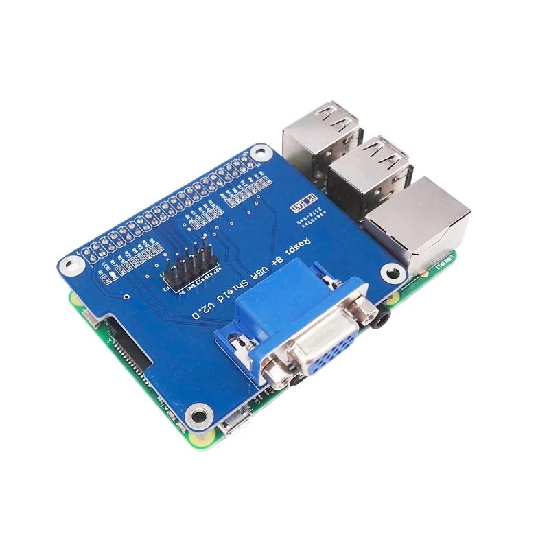 Плата расширения Raspberry Pi GPIO к VGA для 4 3 Модель B RPI 4B 3B + | Компьютеры и офис