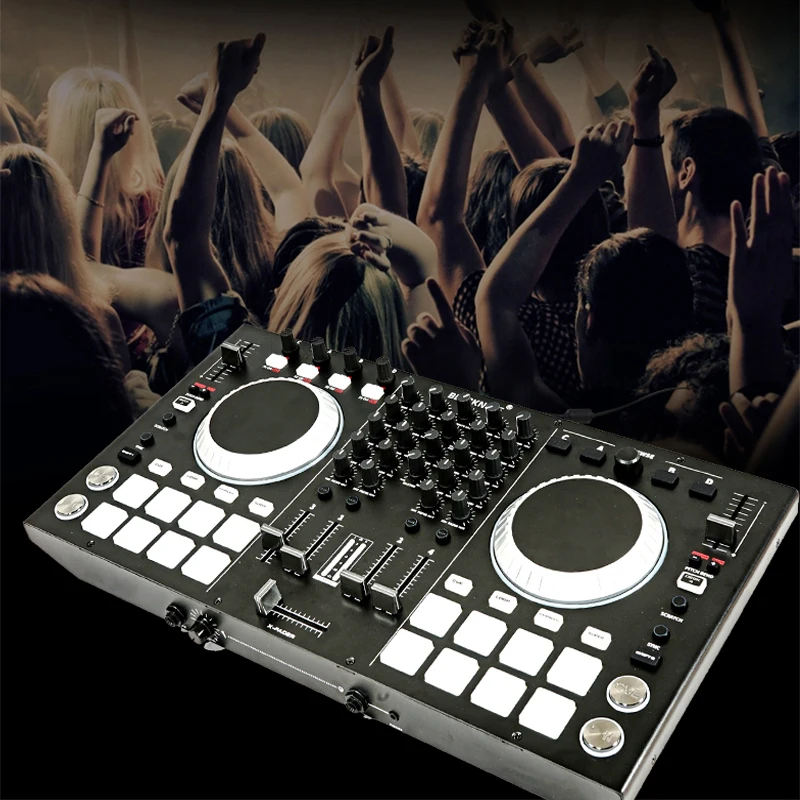 

Stage Dj console CD player broadcast audio mixing player mixer disc player party disco dj special equipment